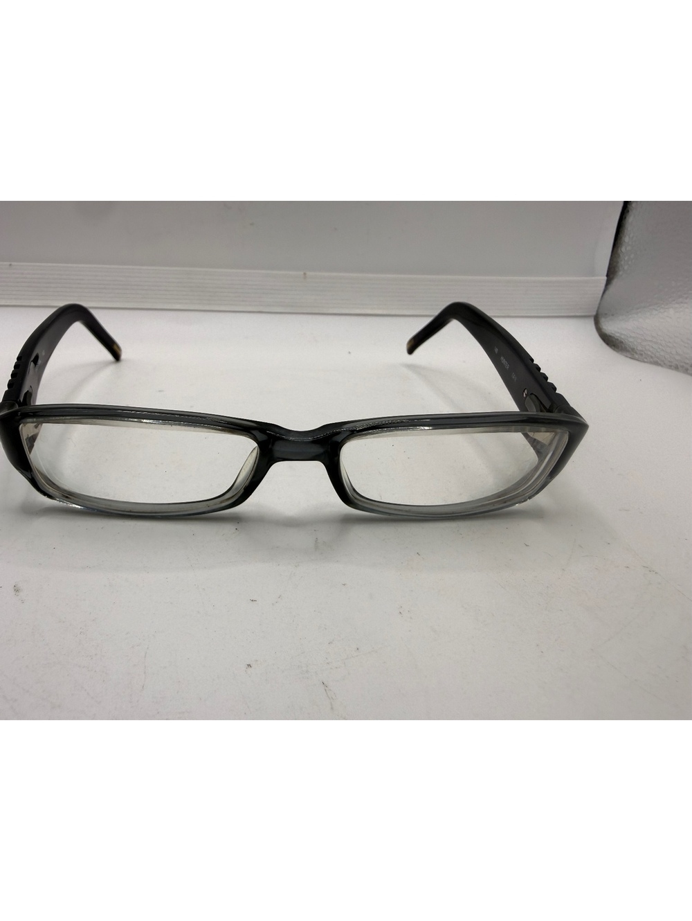 Fossil Hunter DP8 Eyeglasses Frames Black Gray Rectangular 140mm Frames Only